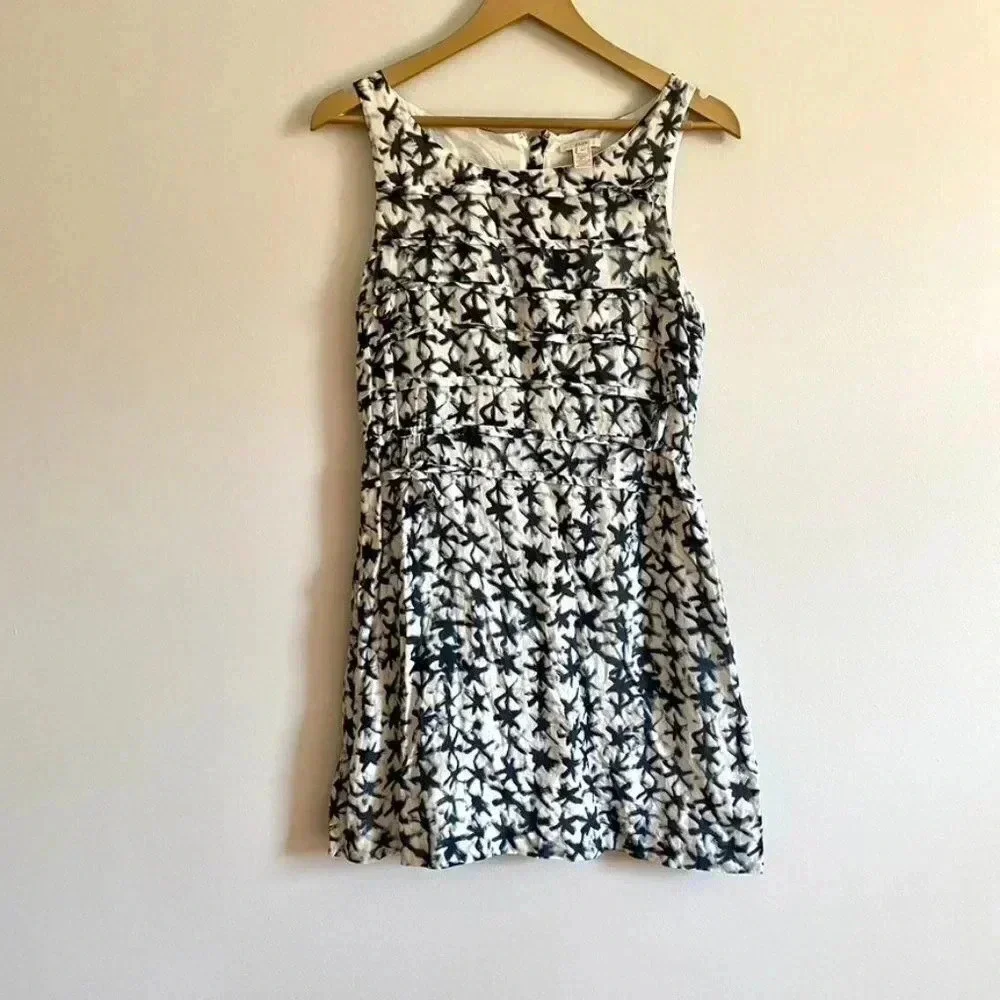 J. Crew Silk Blend Starfish Dress